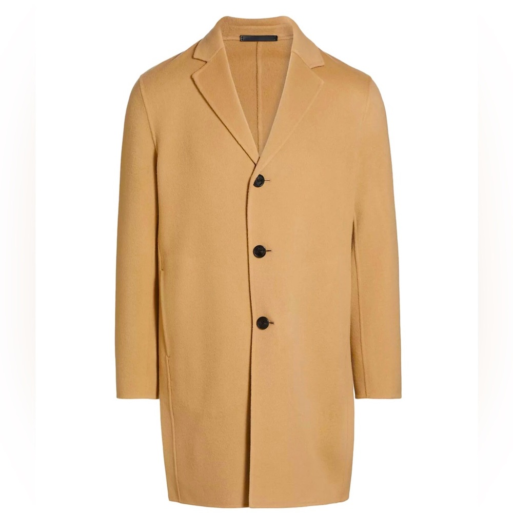 Theory Almeq Wool-Cashmere Overcoat – Camel XXL – Sold Out!
